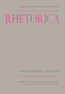 Rhetorica Front Cover